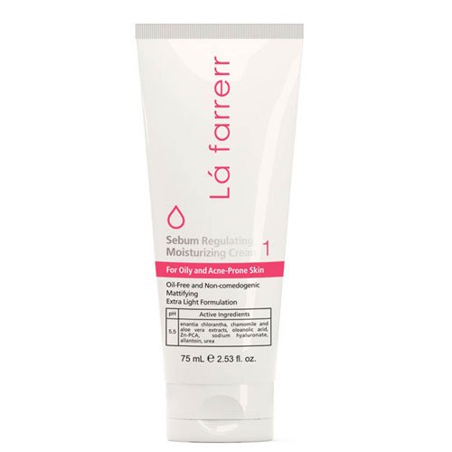 کرم مرطوب کننده و آبرسان تنظیم کننده سبوم پوست چرب و آکنه دار لافارر(1) - Lafarrerr Sebum Regulating Moisturizing Cream for Oily and Acne Prone Skin 75ml